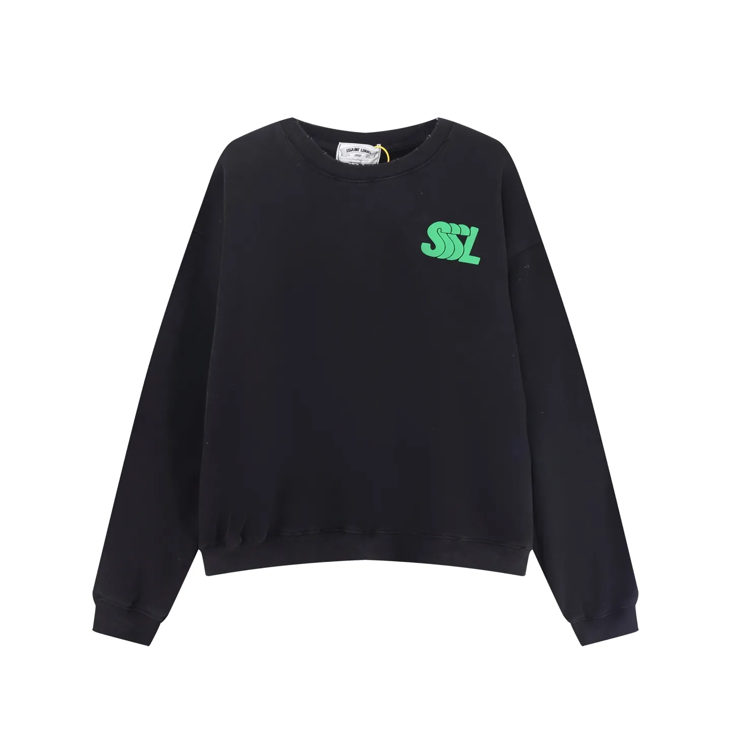 Style No. S211 P260💰 (450g version) SSSAINT LOUIS P260💰 SSSAINT LOUIS basic classic round neck sweatshirt. It is made of 450g dense cotton fabric with good texture. (Washed version) The version is loose and suitable for men and women. Size: S-XL